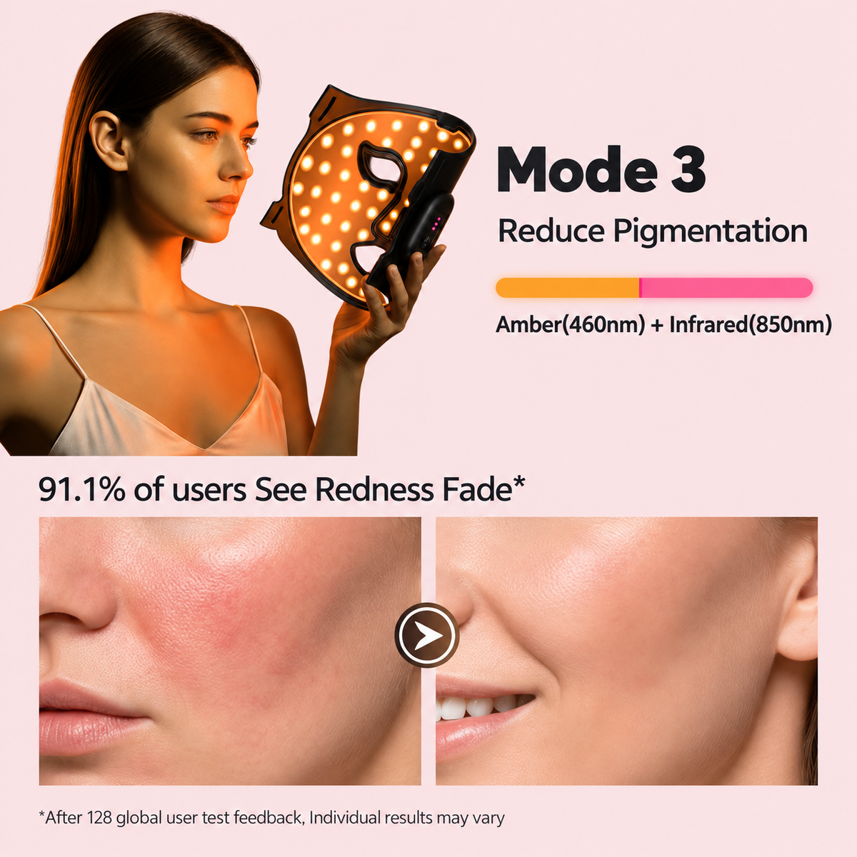 Nexalure Wireless LED Face Mask