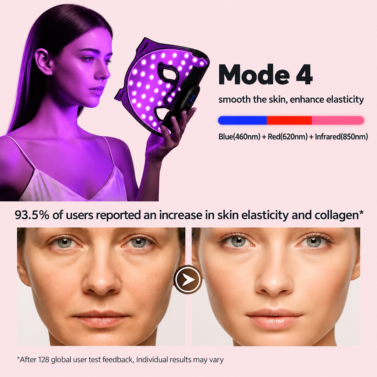 Nexalure Wireless LED Face Mask