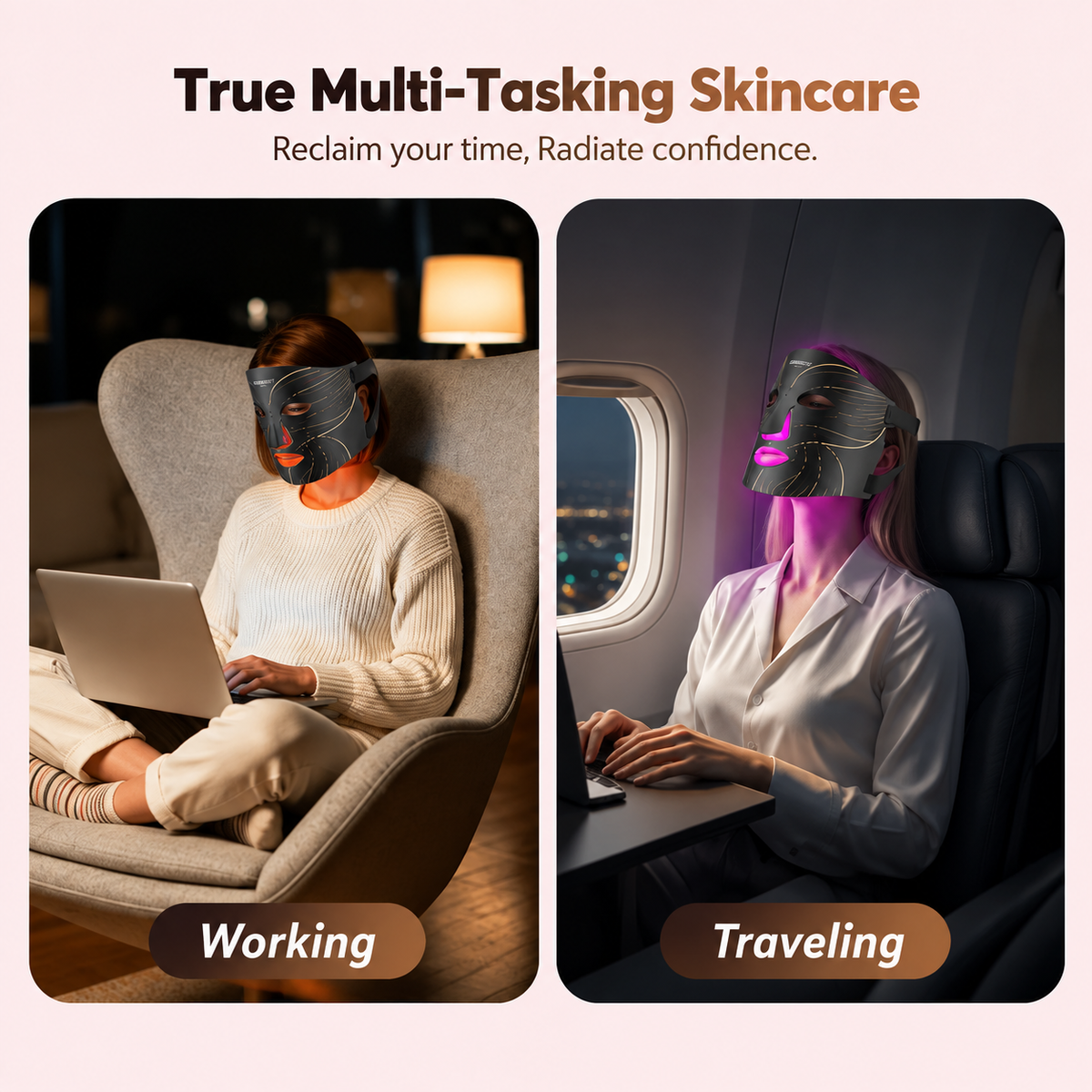 Nexalure Wireless LED Face Mask