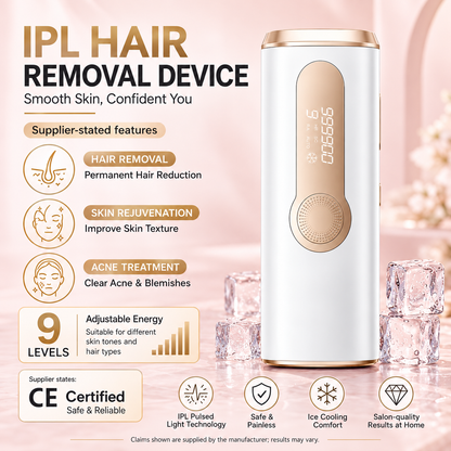 Nexalure Ice-Cooling IPL Hair Removal Device
